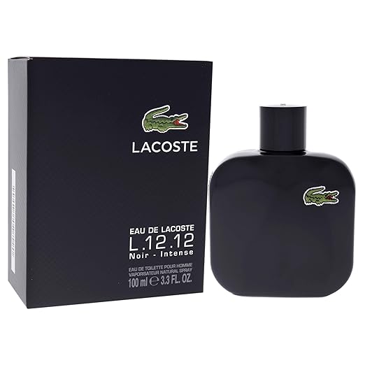 Lacoste L.12.12 Noir-intense Eau De Toilette for Men 100ml